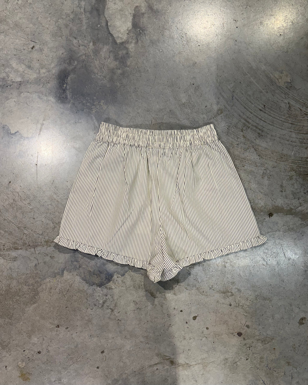 SALLY STRIPED TIE SHORTS