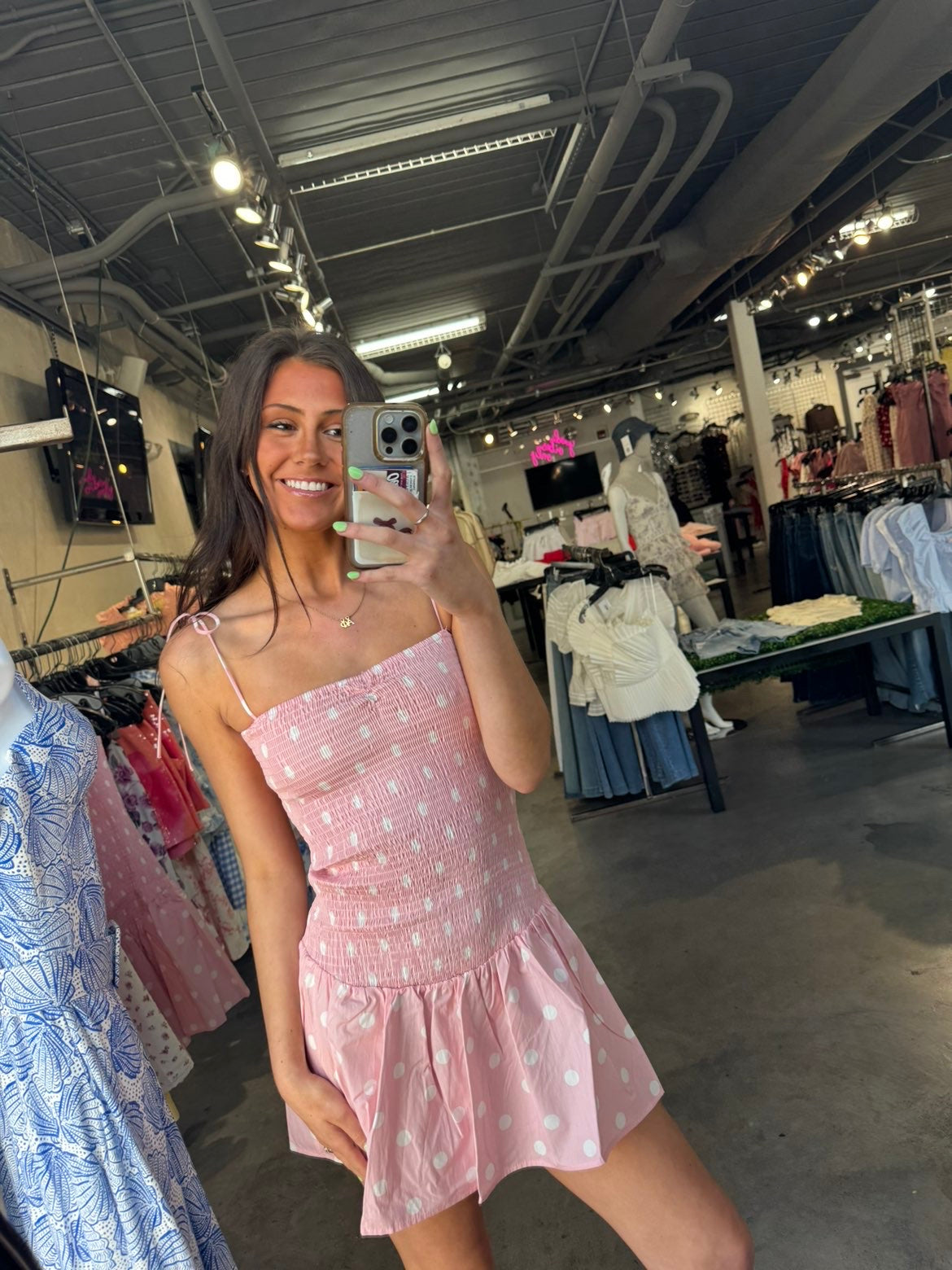 AVA DOT MINI DRESS
