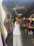WHITE LOTUS DRESS