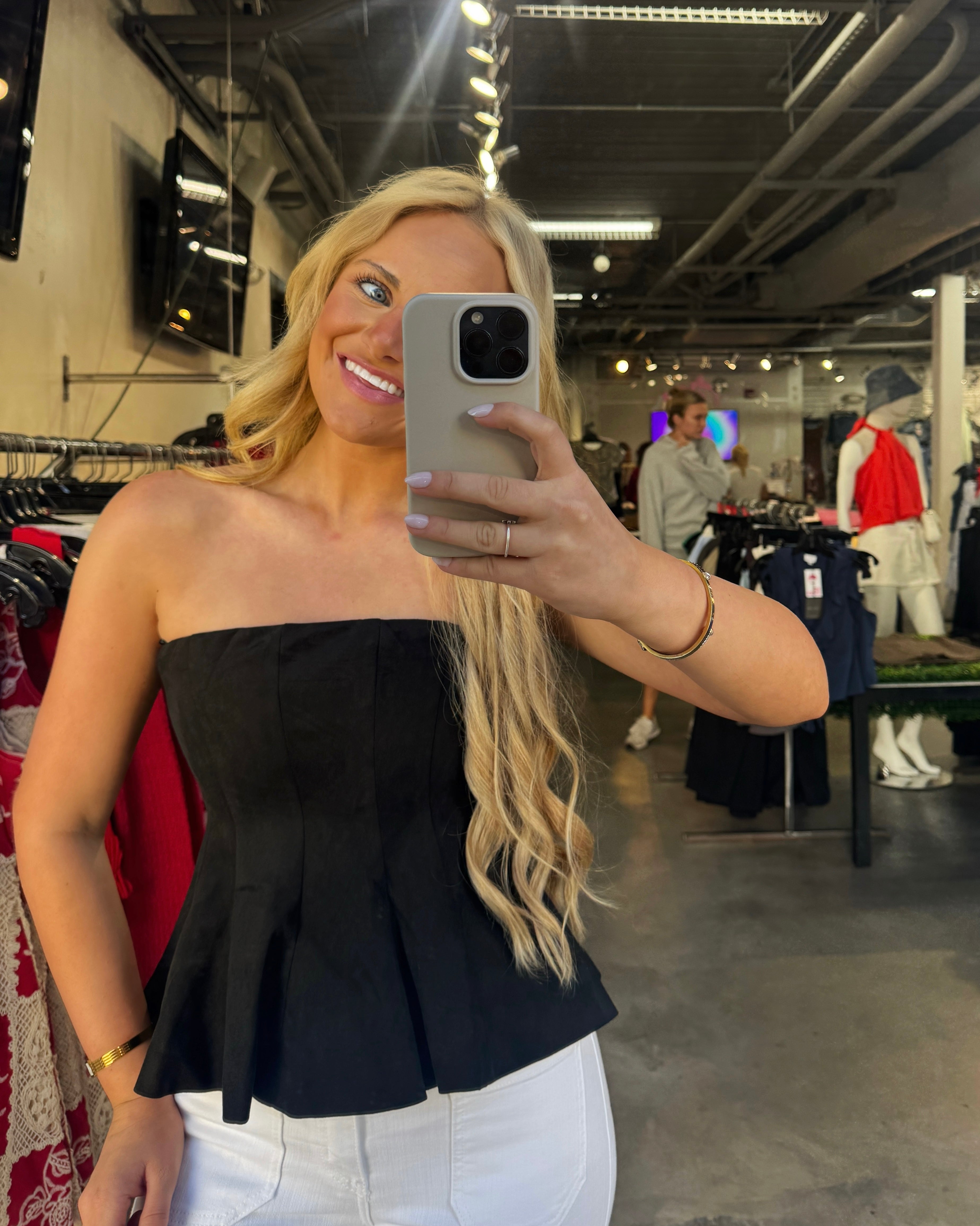 CLAIRE RUFFLE TOP