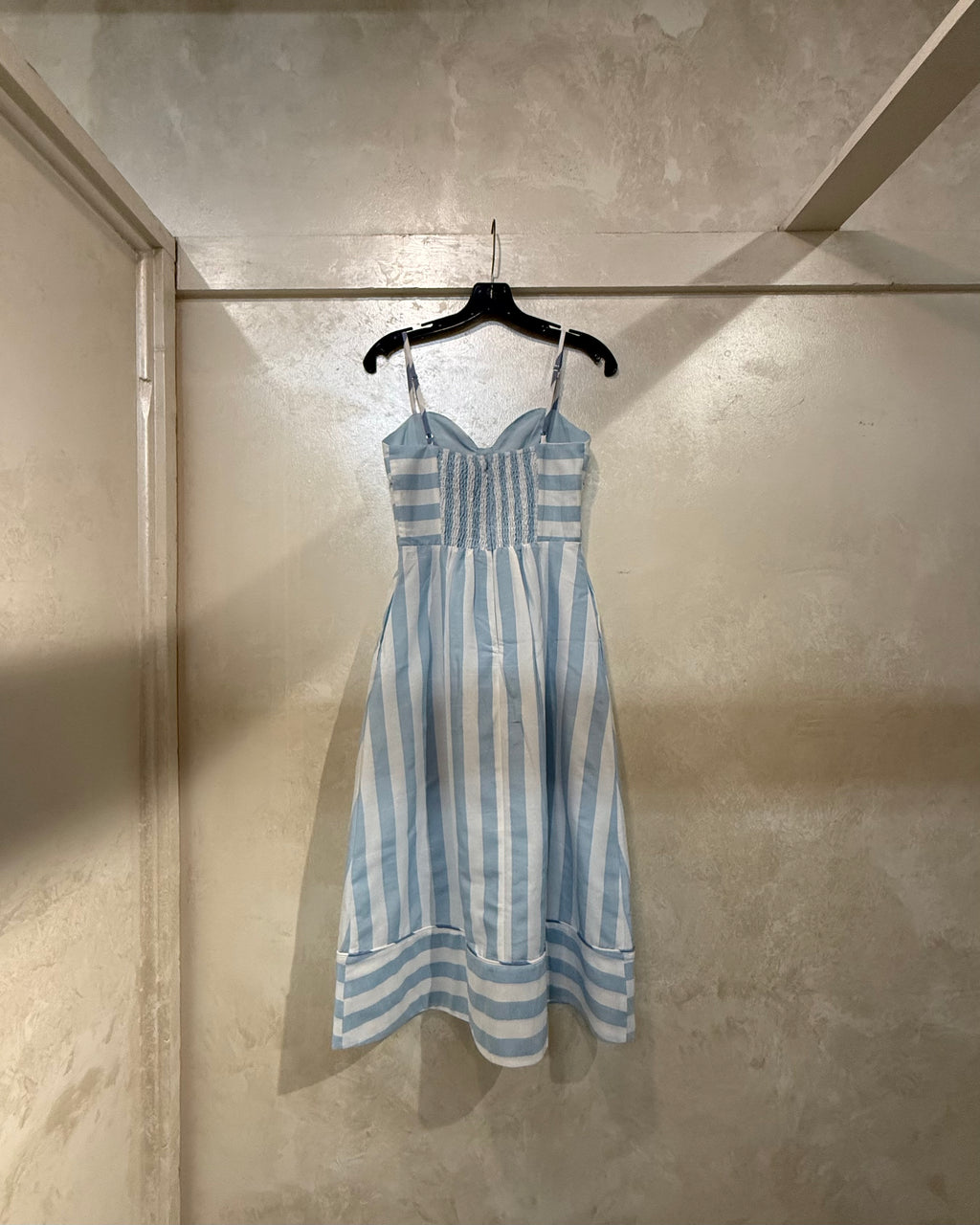SUTTON STRIPE MIDI DRESS