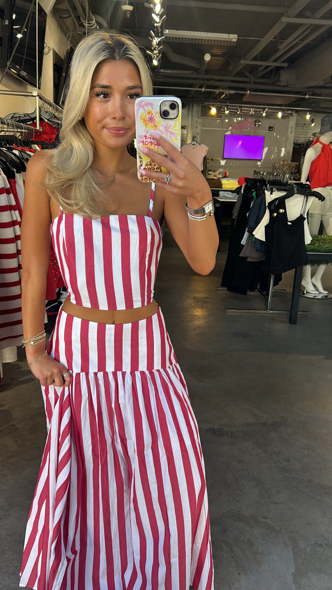 MACY STRIPED SET