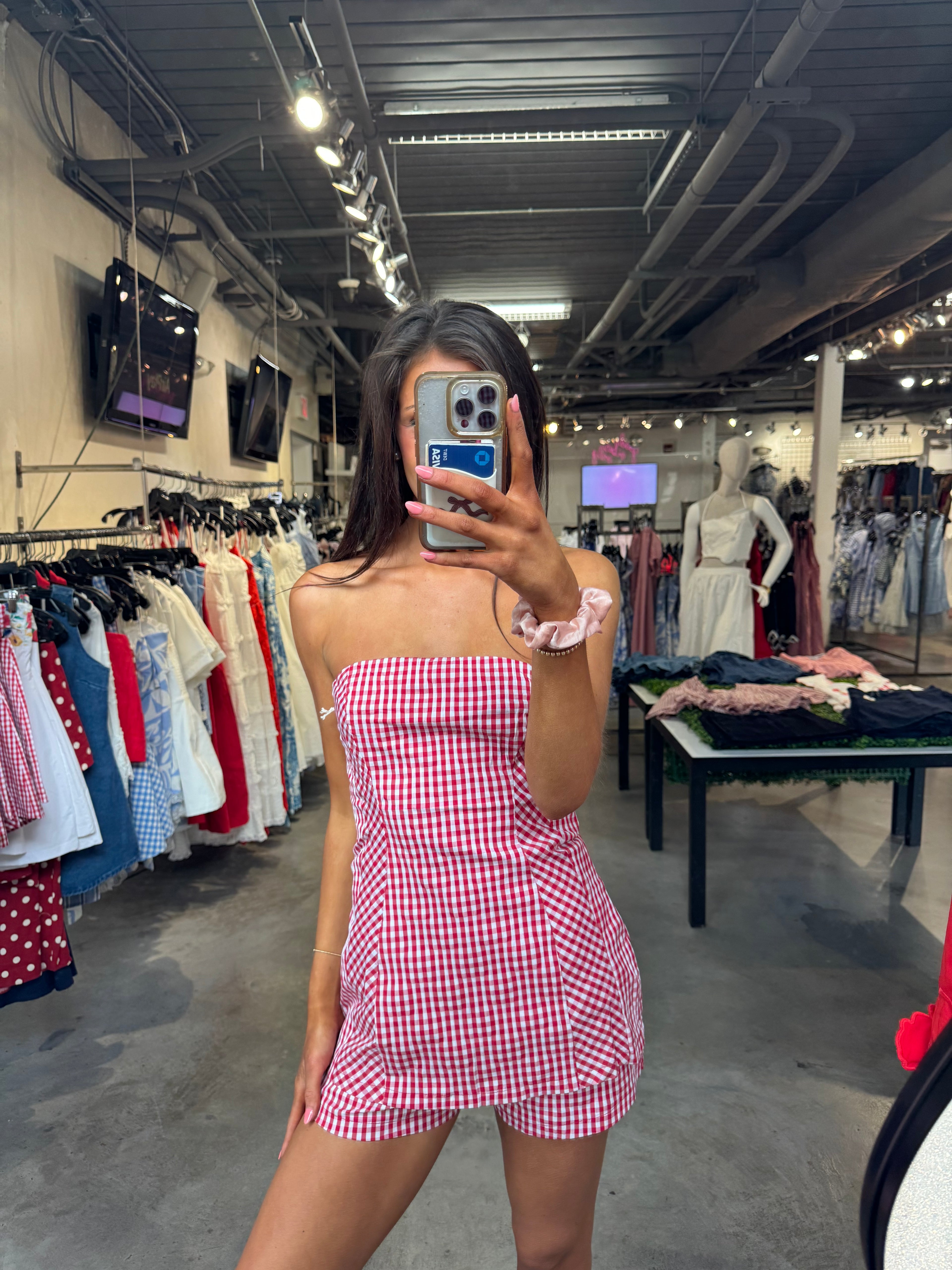 MACIE GINGHAM SET