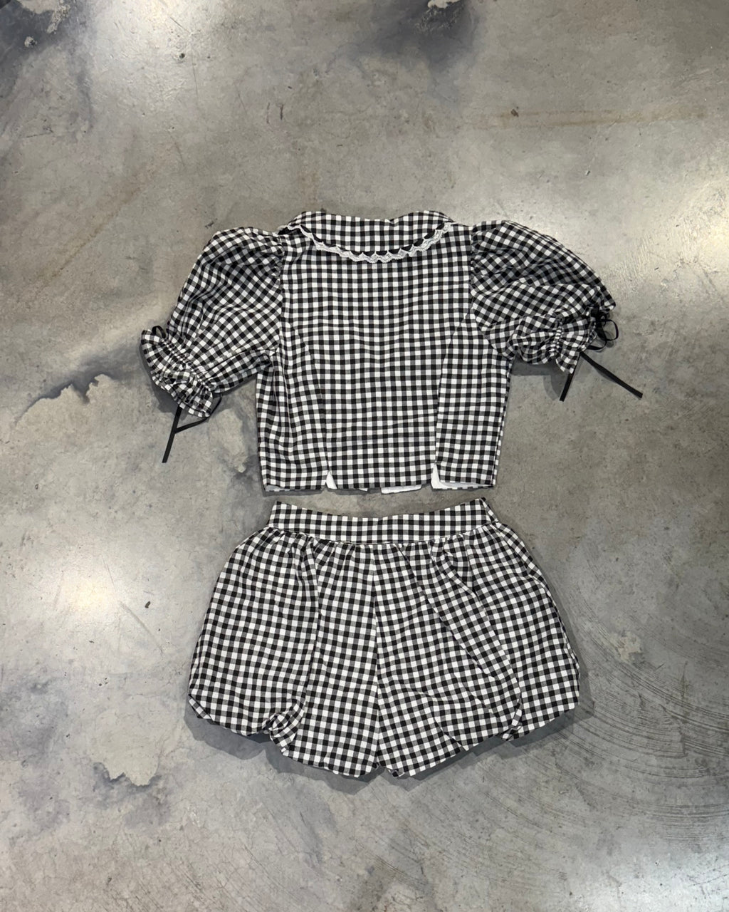 SAMMIE GINGHAM SET