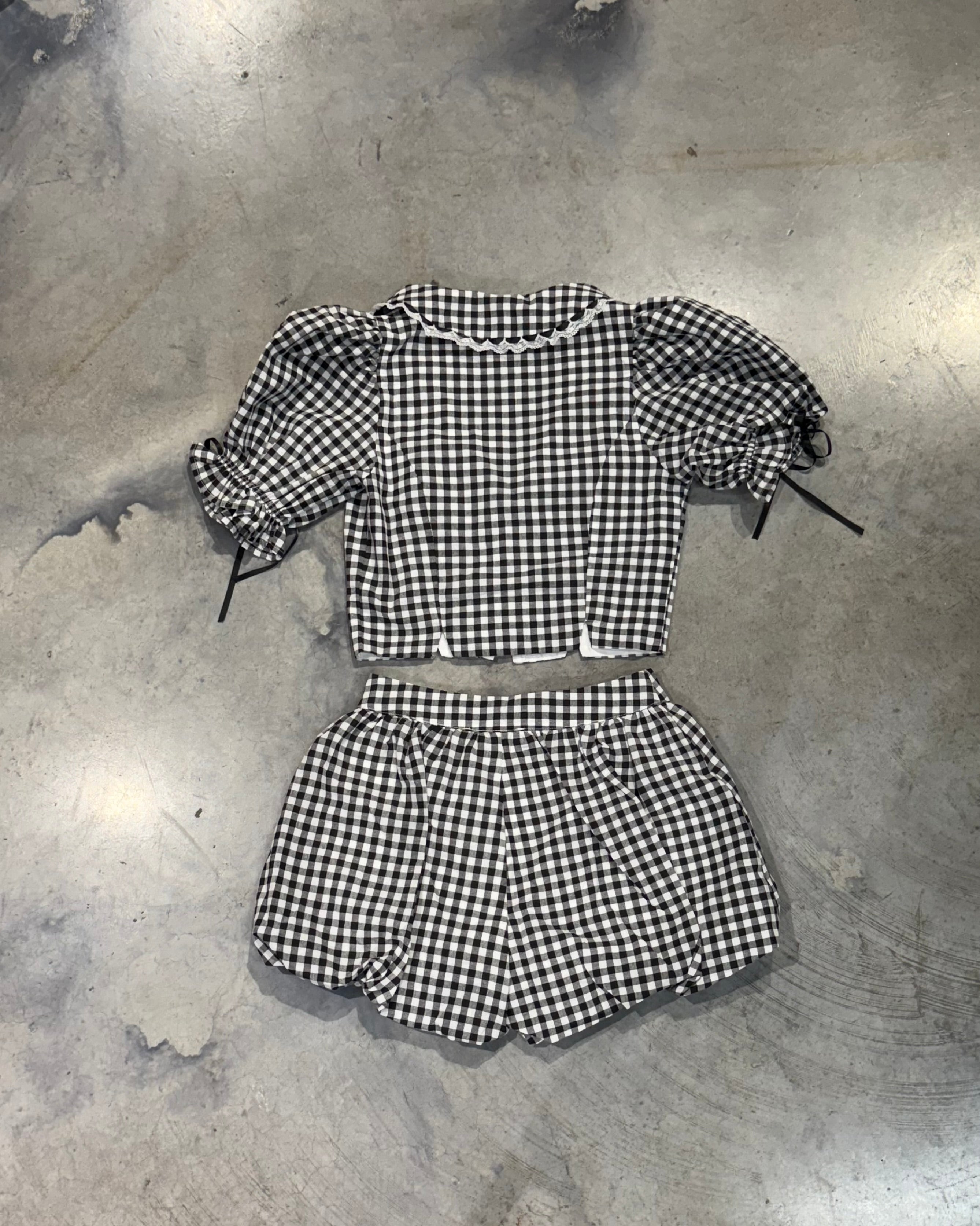 SAMMIE GINGHAM SET