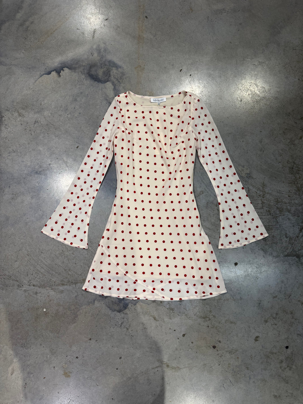 CELEST MINI DOT DRESS