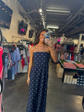 NAVY POLKA MAXI