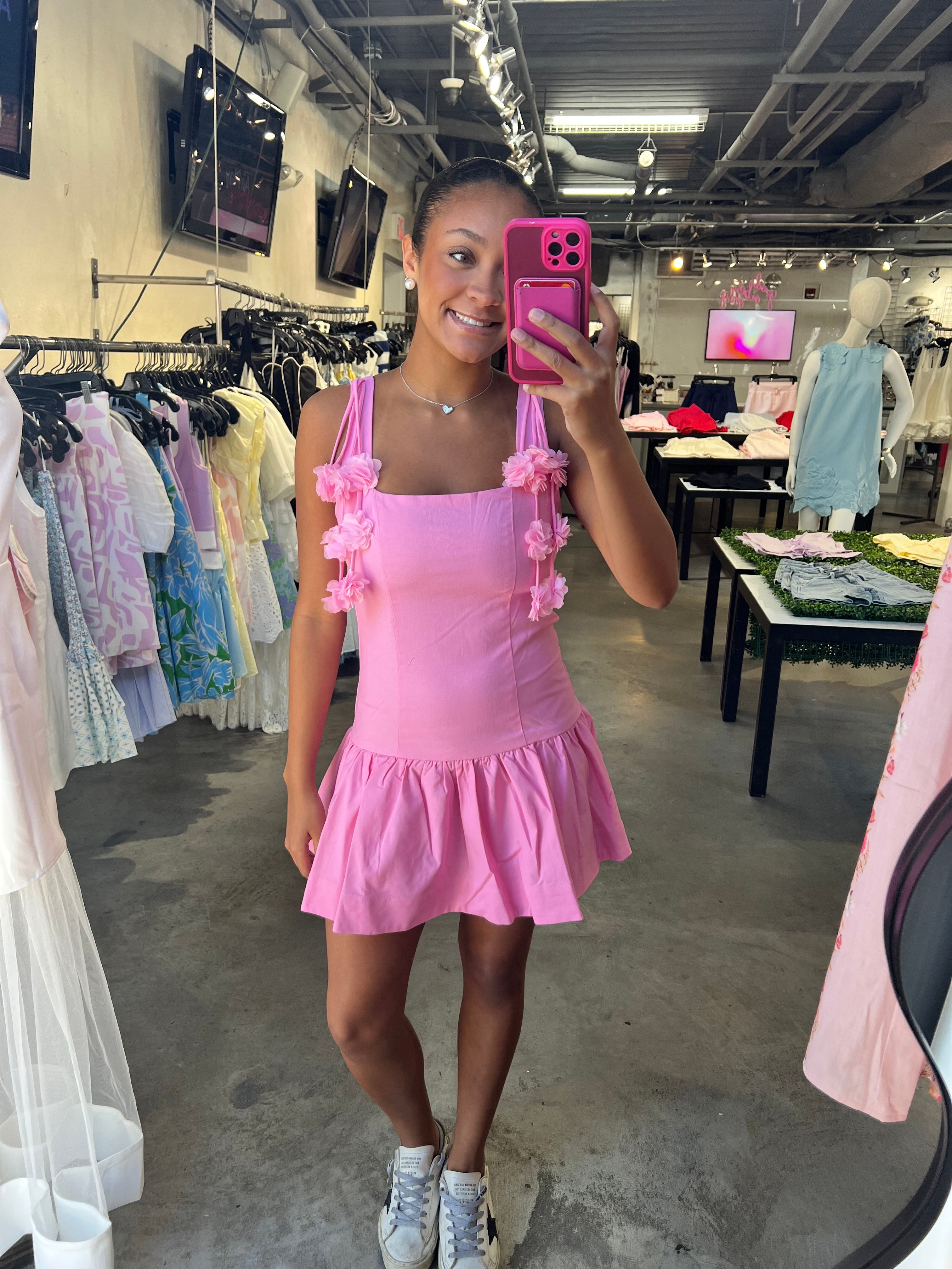KALI POM MINI DRESS