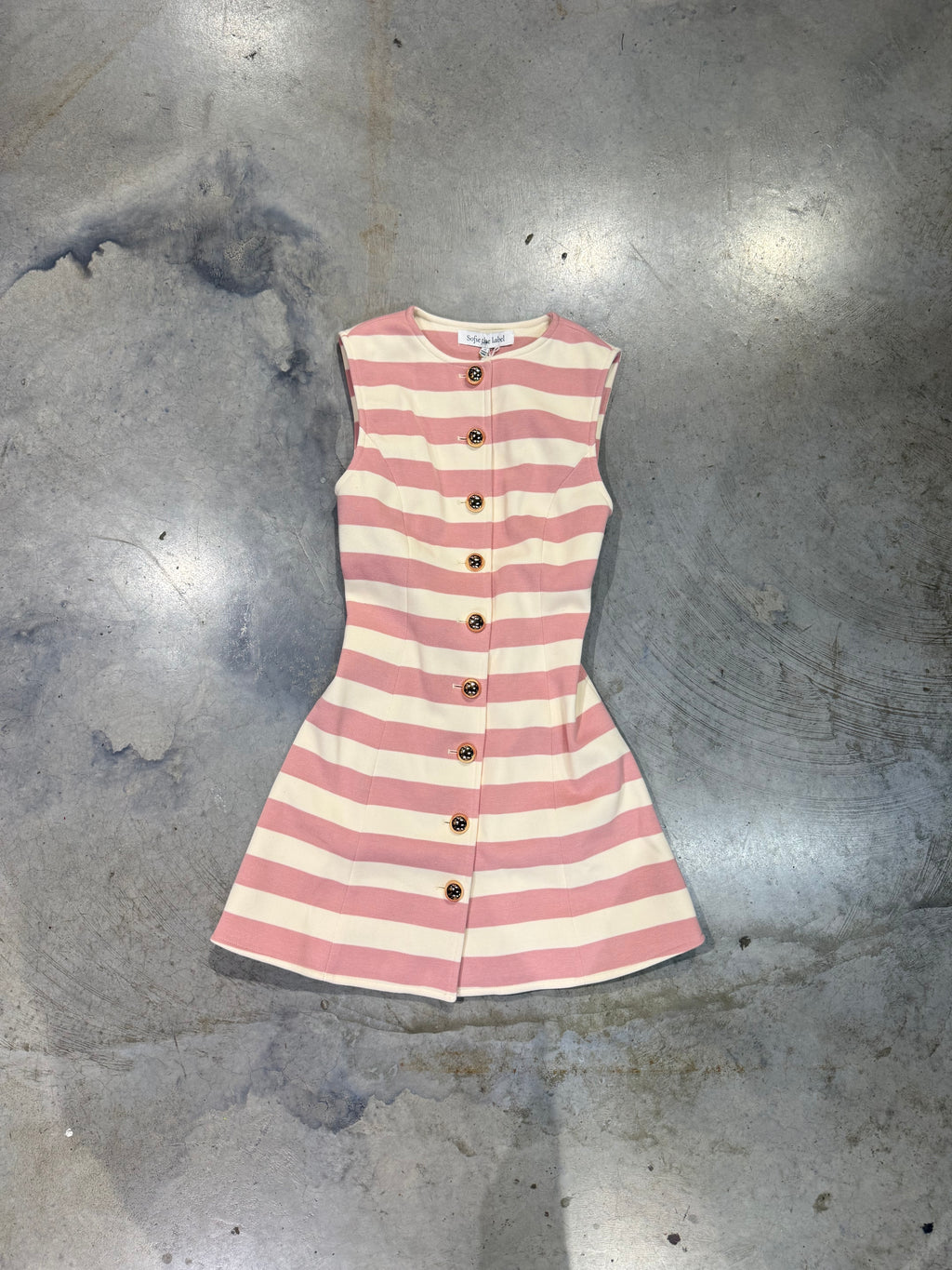 BLAIR STRIPED MINI DRESS