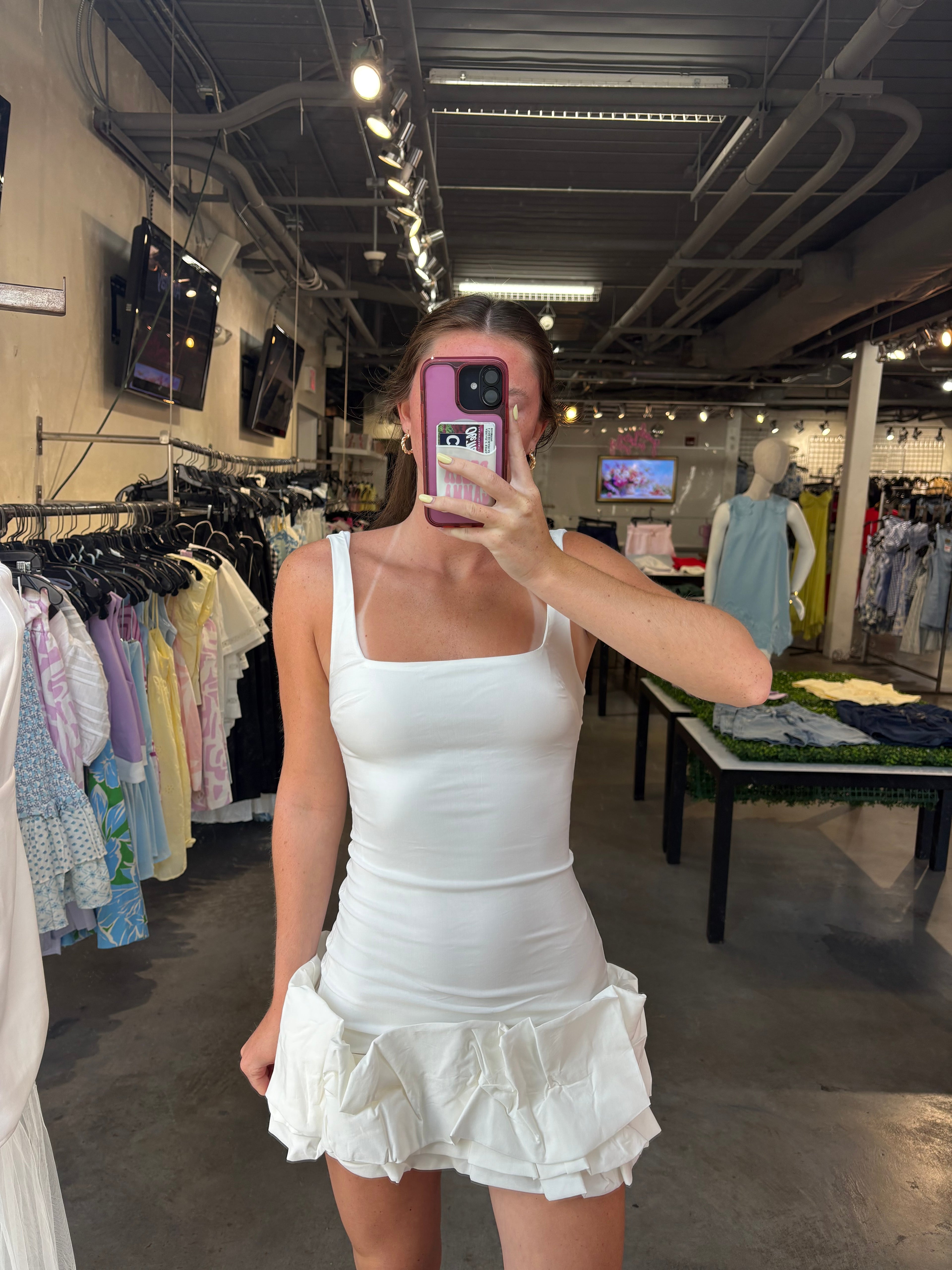 MACKENZIE BUBBLE MINI DRESS