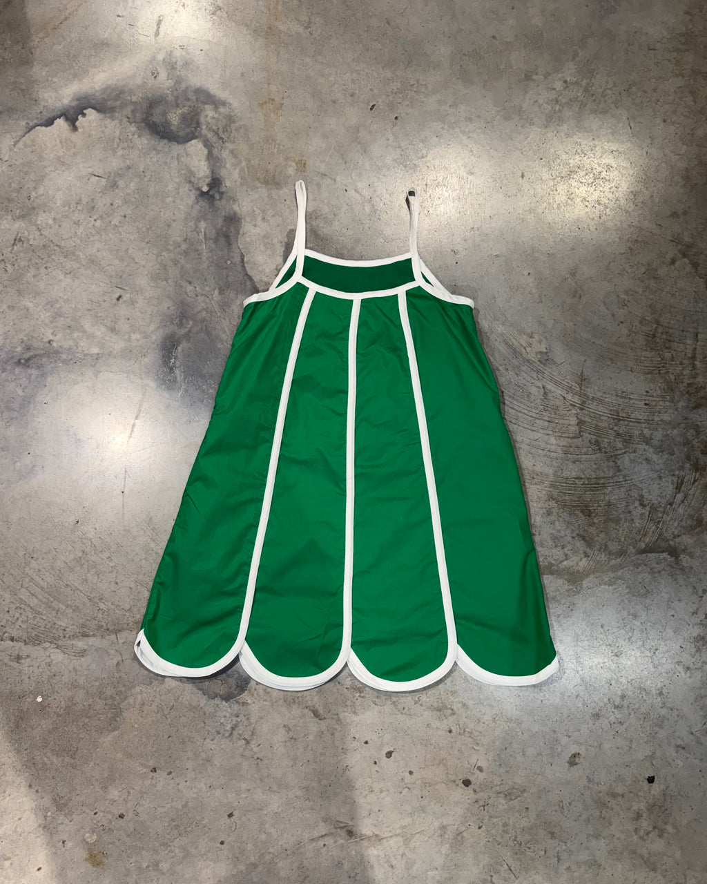 AVERY SCALLOPED MINI DRESS