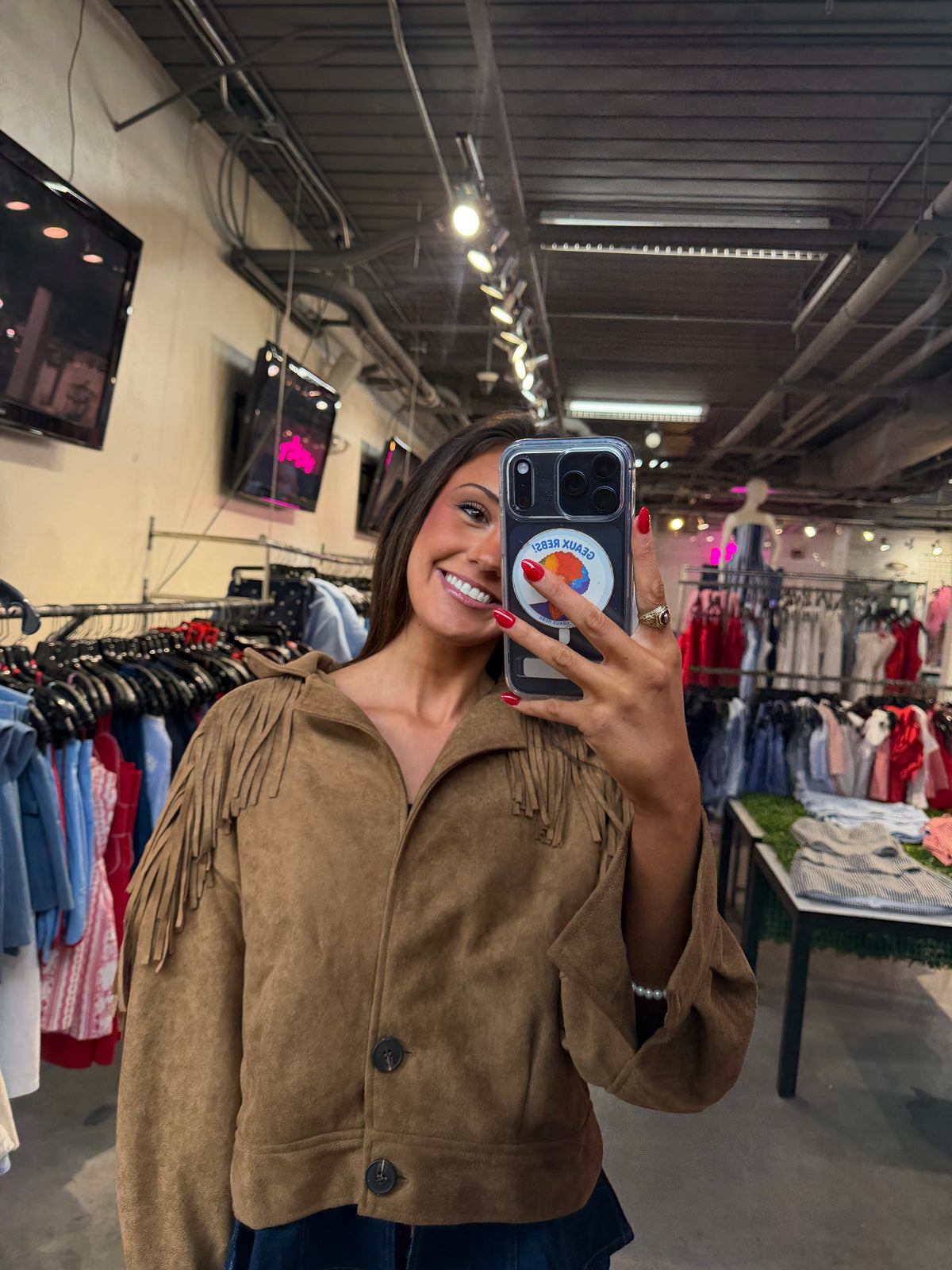 ALISON FRINGE JACKET