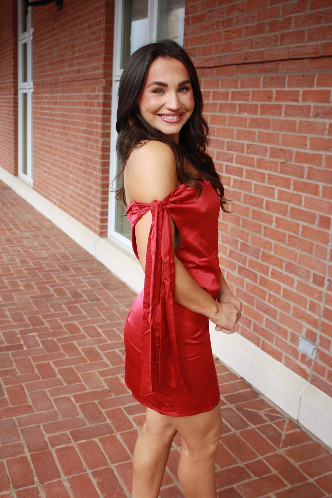 ISLE SATIN MINI DRESS