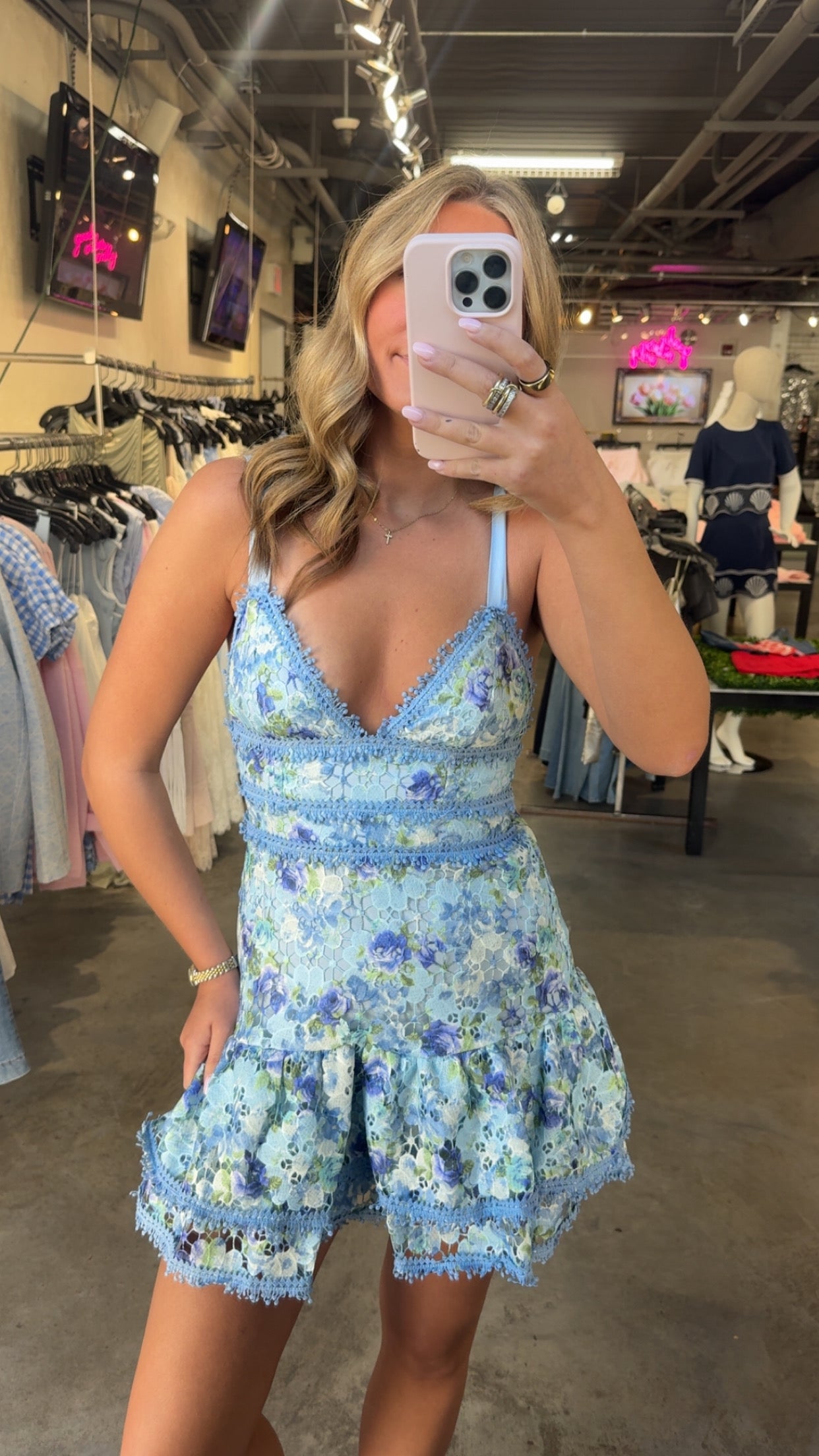 KATE MINI FLORAL DRESS