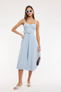 OPAL GINGHAM MIDI