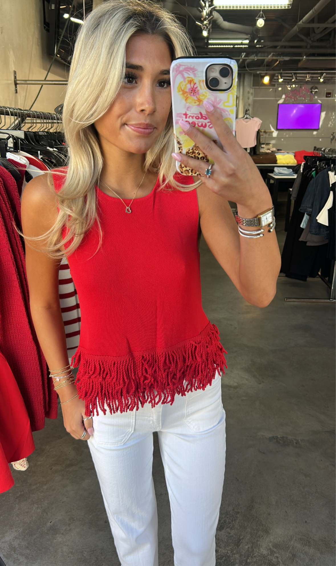 FRINGE FRIDAY TOP