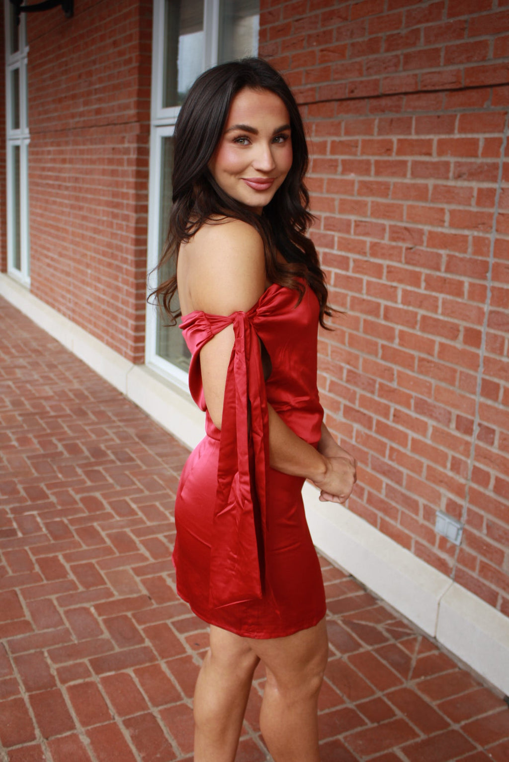 ISLE SATIN MINI DRESS