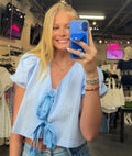 JUNE GINGHAM TOP