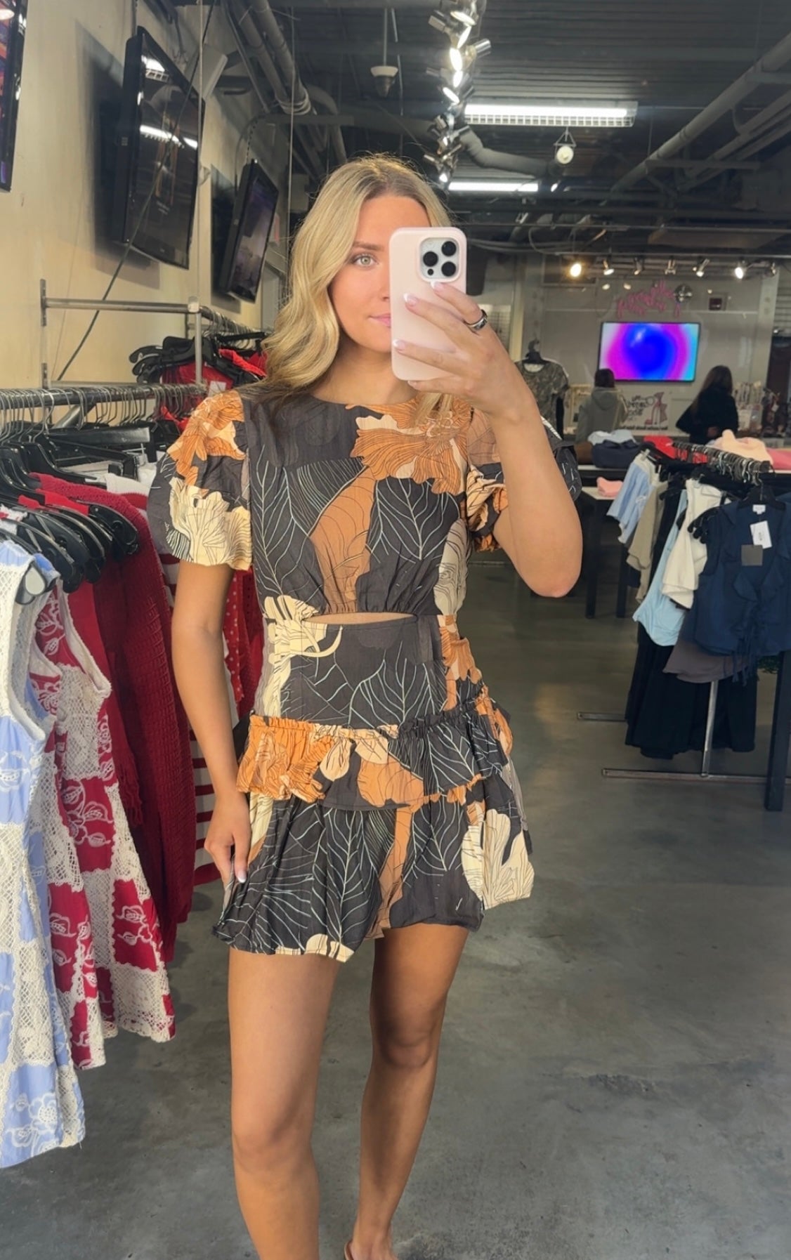 FALLING FOR YOU MINI DRESS