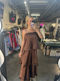 OXFORD MOCHA DRESS