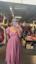 CHERRY PICNIC DRESS
