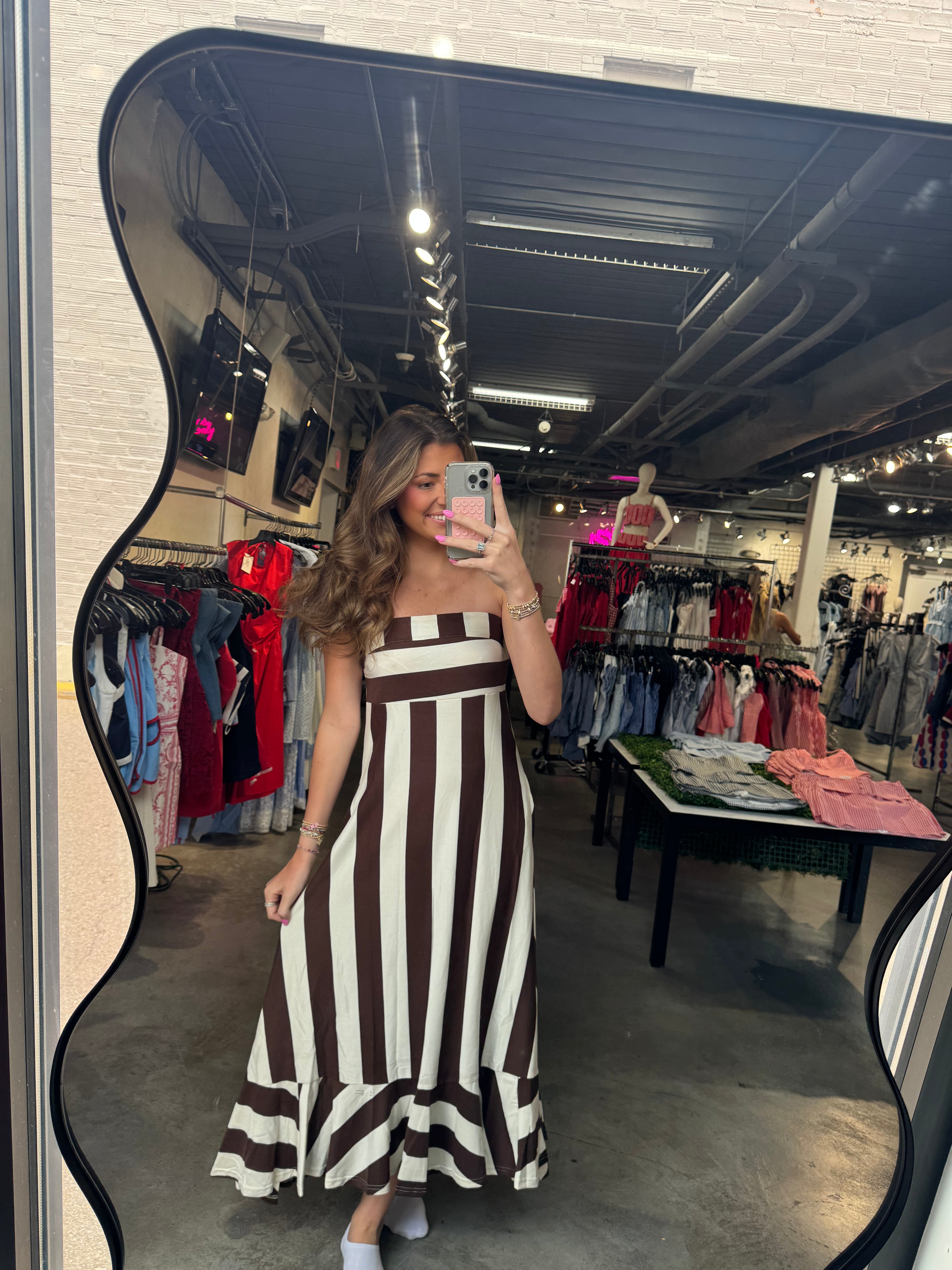 HAZELNUT MAXI DRESS