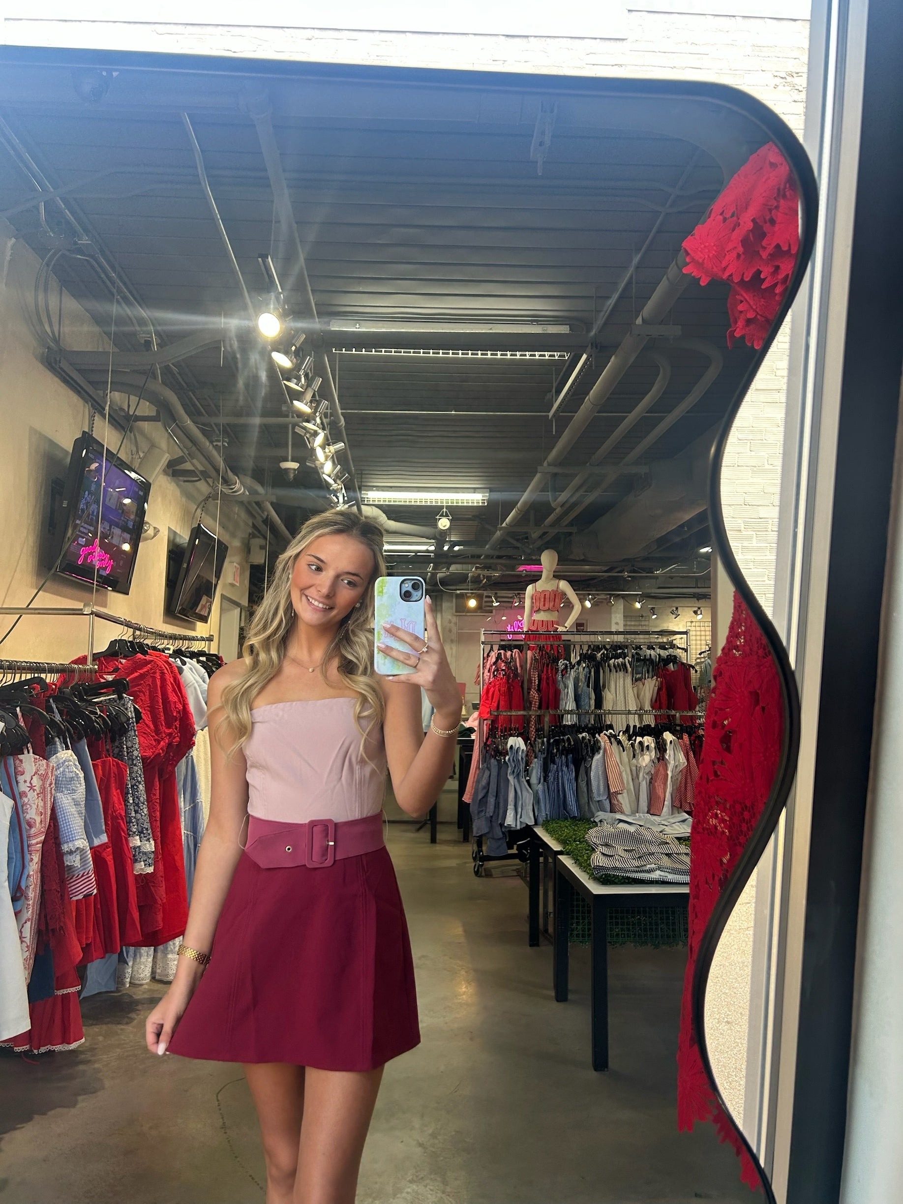 MERLOT MINI DRESS
