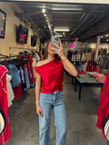 CAMILLE SATIN TOP