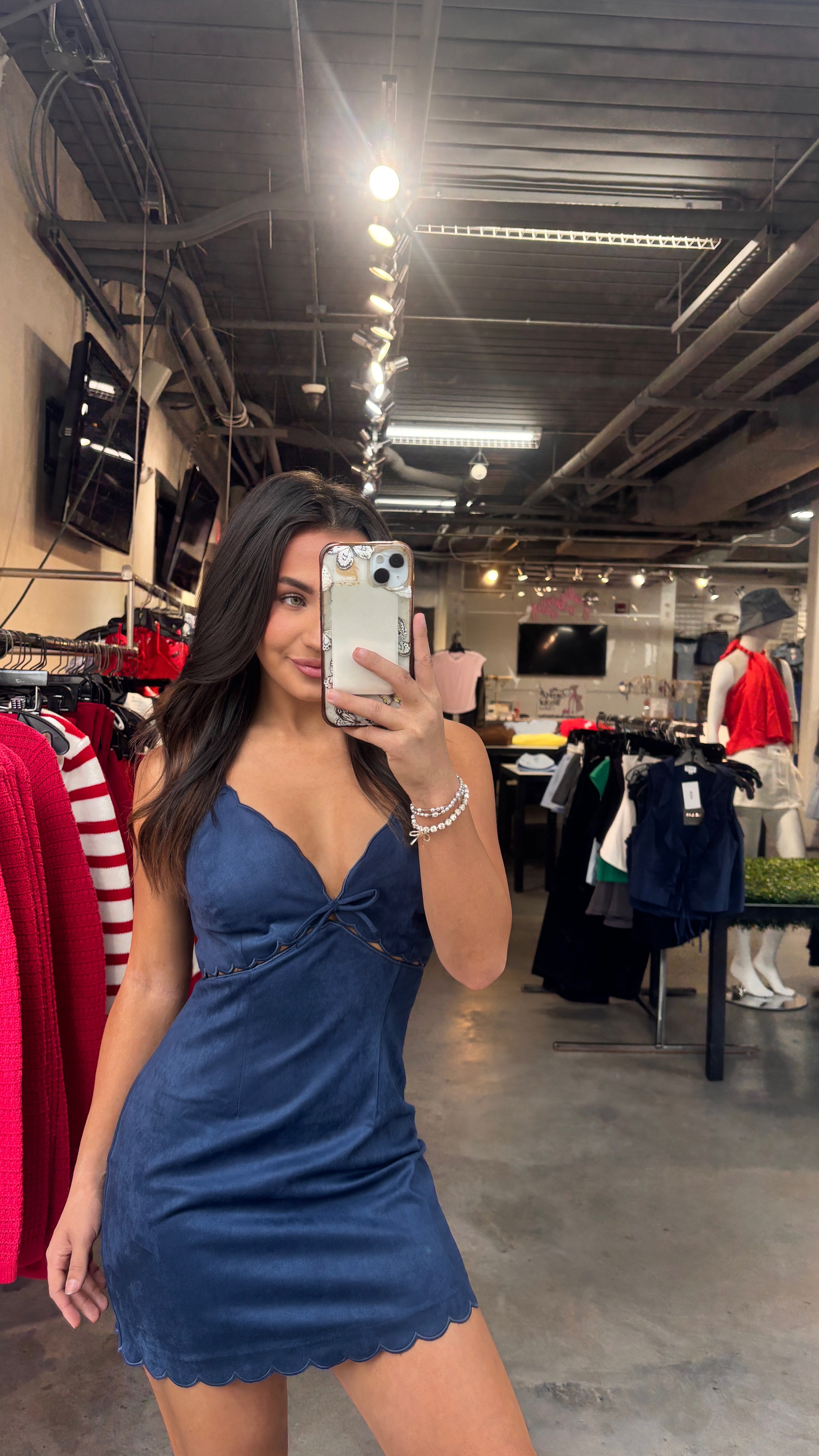 SUGAR SCALLOP DRESS