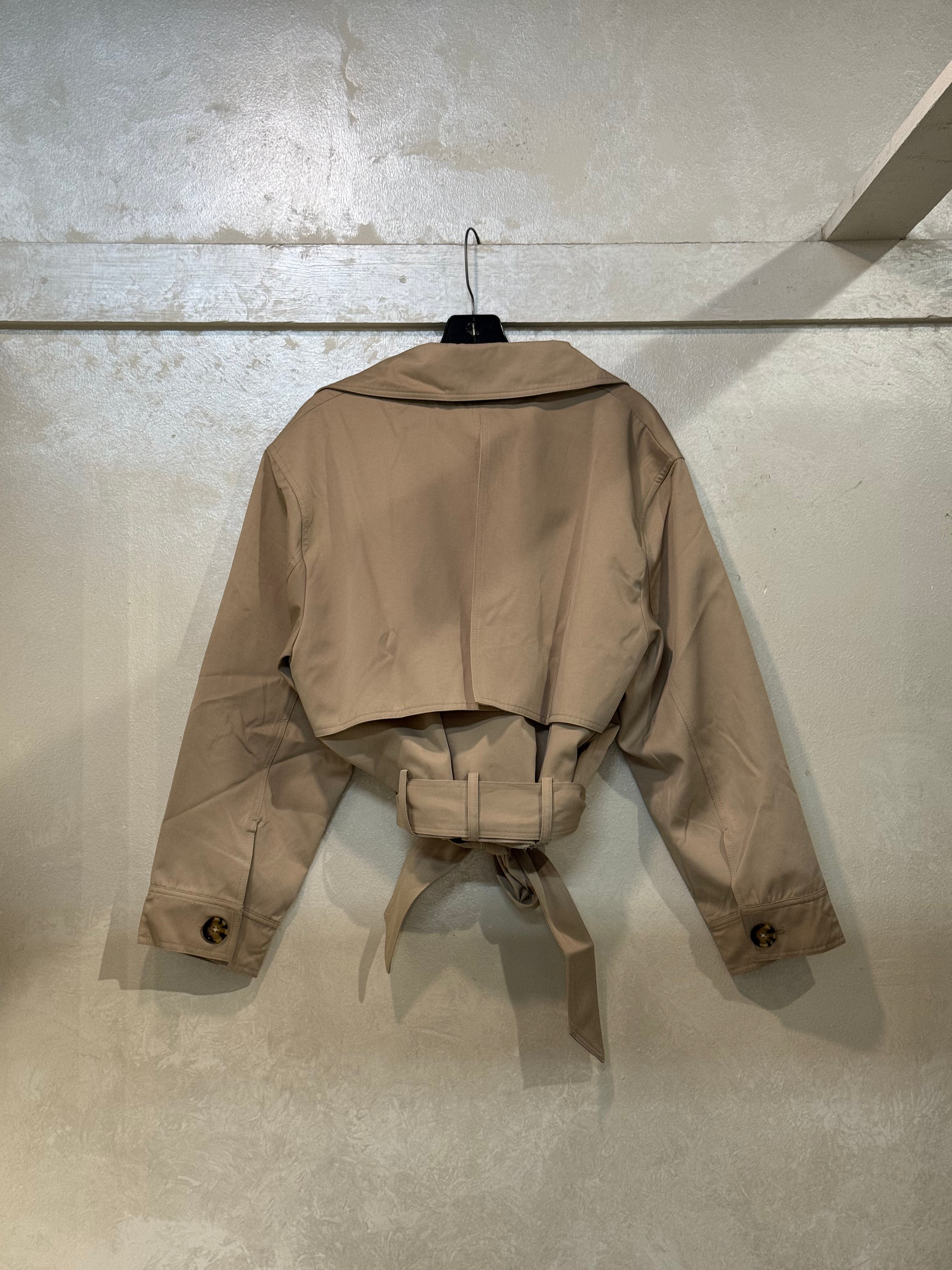 MIKAYLA CROPPED TRENCH COAT