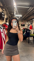 MOCHA MINI SKIRT