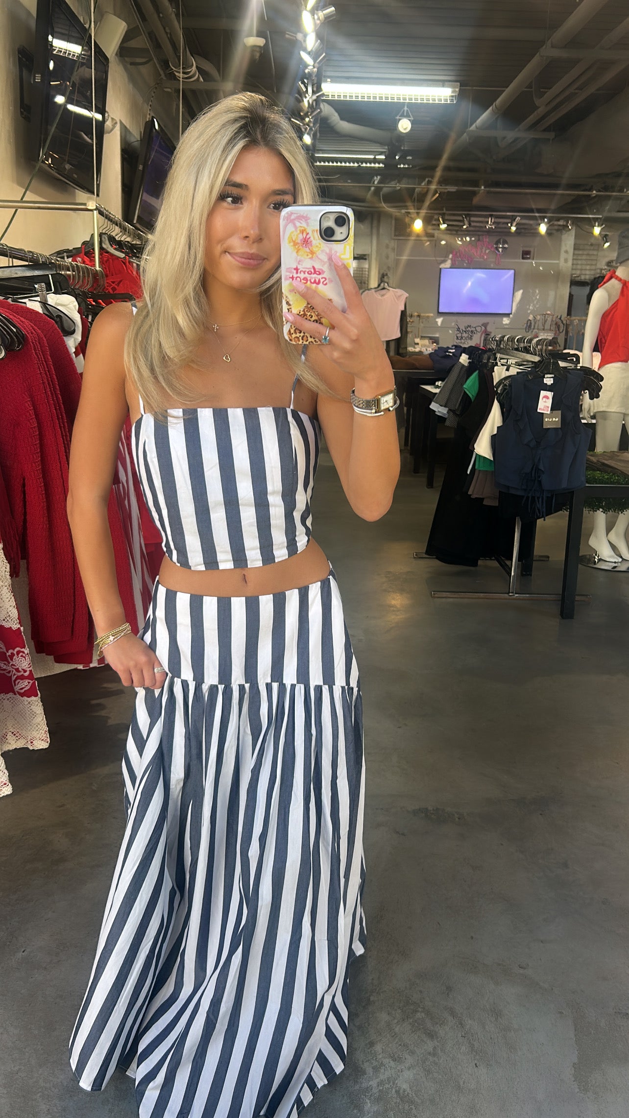 MACY STRIPED SET