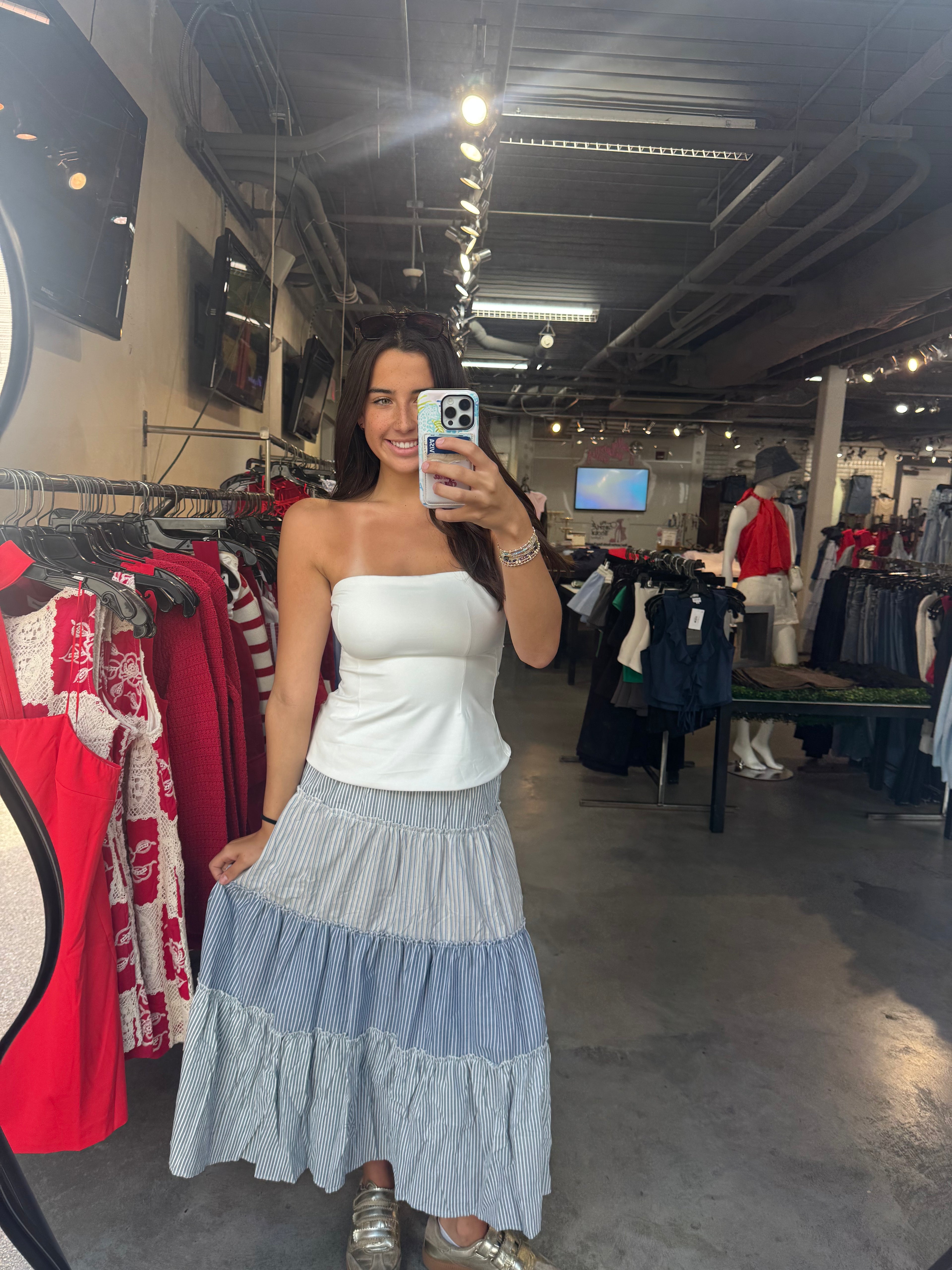SUNDAY BLUES SKIRT