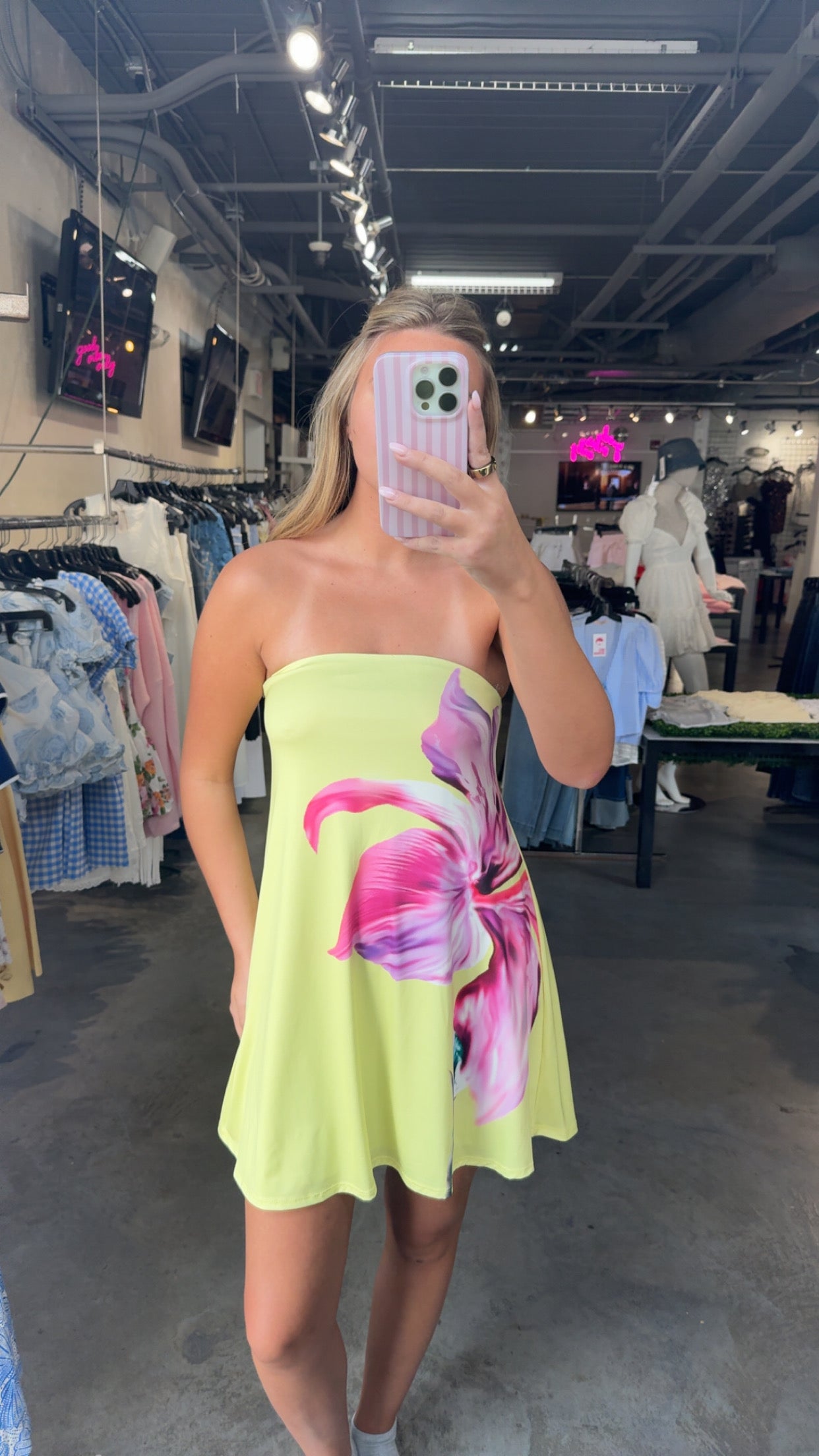 ISLAND GLOW MINI DRESS