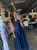 HARPER DENIM MIDI DRESS