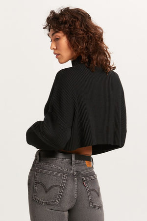 FIRESIDE RIBBED BELL SLEEVE SWEATER