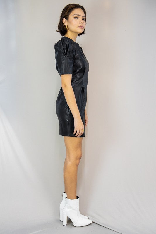 PLAIN JANE LEATHER DRESS