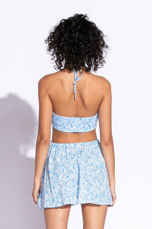 LEAVES FROM THE VINE TWIST FRONT DRESS